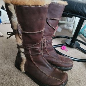 Earth negative heel boots